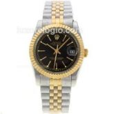 Relogio Rolex Datejust Misto Automatico Vidro Safira