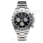 Replica Relogio Rolex Daytona Automatico Safira Dial Preto