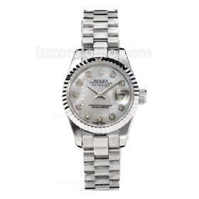 Relogio Rolex Datejust Feminino Automatico Vidro Safira Nova