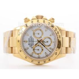 Rolex Daytona Gold Chronograph Valjoux ETA Automático